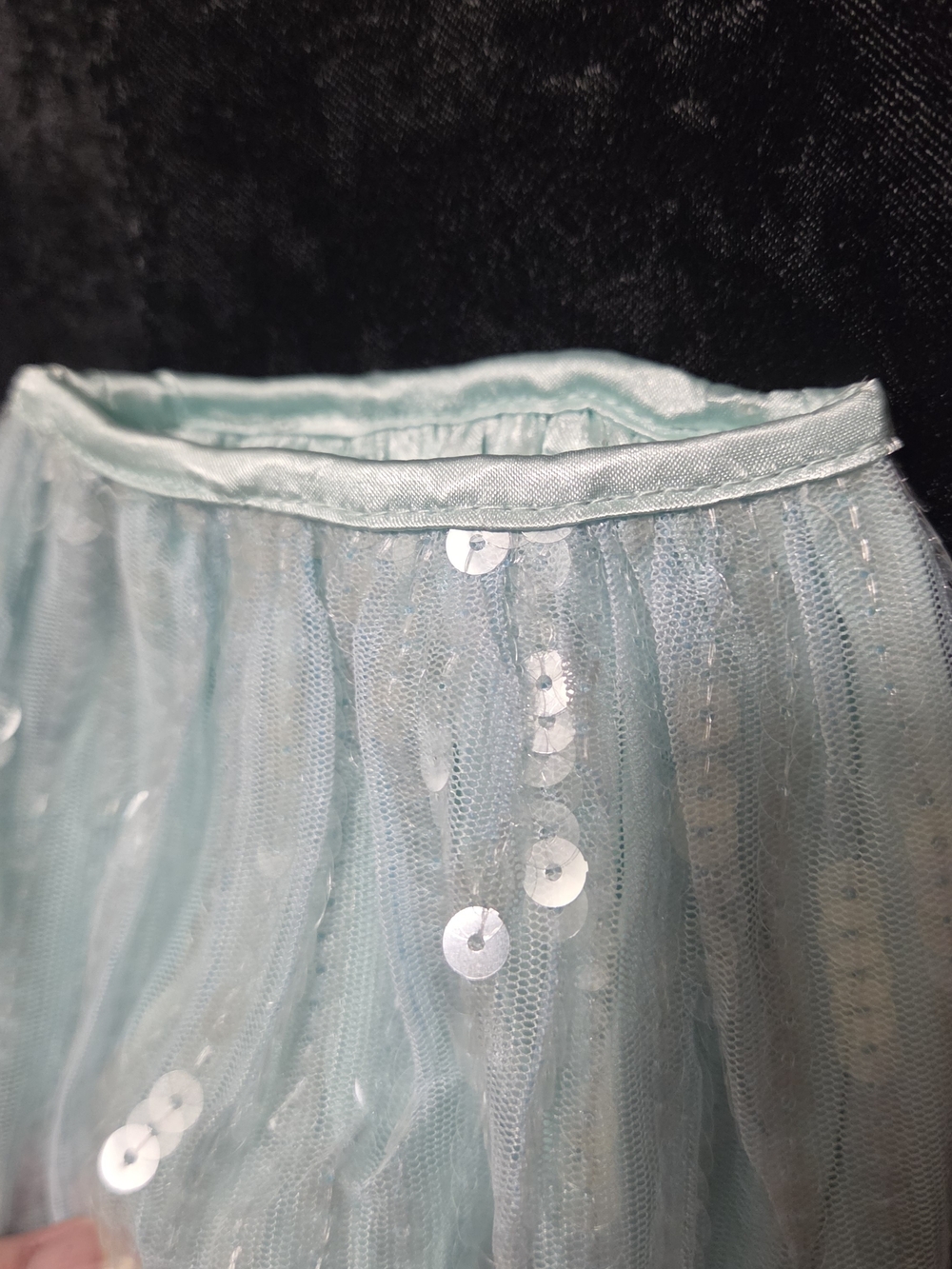 Fashion Nova S Mini Dress Light Blue & Satin - Picture 4 of 10